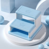 Two-Tier Step Stool Non-Slip Children's Step Stool Sturdy for Young Children, Children, Washroom, Toilet Training, Kitchen
