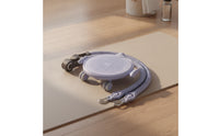 Silent Pilates Sliding Disc with Kneeling Pad Anti-Slip Ab Roller Disc Stable Fitness Equipment Smooth for Home Workout