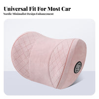 Car Headrest Neck Pillow Multi-Season Comfort Car Headrest Pillow Breathable Cover Memory Foam Neck Rest for Commuters, Daily Commute, Road Trips