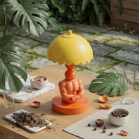 Torso Lamp Glossy Night Light Decorative for Desk, Reading Corner