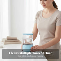 Gentle on Bristles Makeup Brush Cleaner and Dryer Portable Design Automatic Brush Cleaner and Dryer Quiet Operation for Women, Home, Bedroom