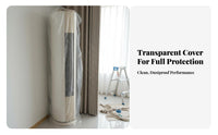 Air Conditioner Cover Dust Resistant Floor Standing Air Conditioner Dust Cover Dampness-Resistant Vertical Air Conditioning Unit Guard Film