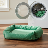 Pet Bed Cover for Large Dogs and Cats, Plaid Cotton Fabric, Washable and Dirt-Resistant