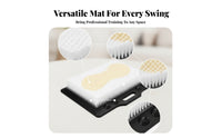 Sand Hitting  Simulator Mat Brush Surface Golf Hitting  Practice Mat Synthetic Bristles Training Pad