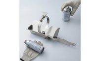 Brushed Metal Finish Reciprocating Saw Shaker Holder with Tightening Knob Reciprocating Saw Shaker Included Work Gloves Adjustable Can Clamp Extendable