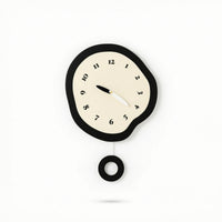 Nordic Wall Clock Irregular Minimalist Wall Clock Clear High-Contrast for Living Room, Bedroom