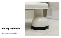 Non-Slip Toilet Step Stool Ergonomic Design Toilet Stool Sturdy for Adults, Elderly