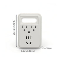 Touch-Control Outlet Extender with Night Light Compact Outlet Extender with USB Ports Space-Saving Warm for Bedroom