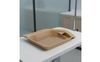 Double-Function-Function Turtle Soaking Pool Easy to Clean Turtle Feeding Station with Water Bowl Non-Slip Surface Tortoise Water Bowl with Ramp Thickened Material for Terrarium, Vivarium