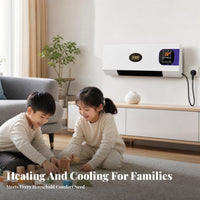 Touch Control Digital Space Heater Front Grille Tabletop Heater