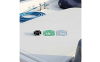 Water Pump Impeller Repair Kit Aftermarket Impeller with Metal Plates Complete Hardware for Boat Owners