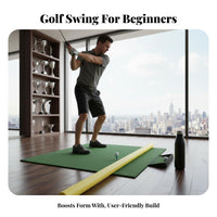 Instant Feedback Golf Swing Coach Improves Flexibility Golf Swing Power Whip Multi-Purpose for Beginners, Golfers, Indoor, Home Gym