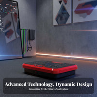 Multi-Speed Adjustment Vibration Plate Exercise Machine Wireless Controller Control Vibration Plate Anti-Slip Design Vibrating Exercise Machine Bluetooth Speaker for People Seeking Adults, Seniors, Home Gym, Indoor, Living Room