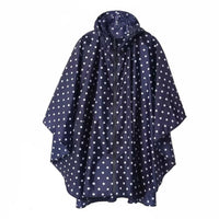 Hooded Rain Poncho Adjustable Hood Waterproof Poncho Jacket Lightweight for Men