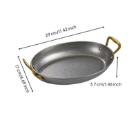 Oval Serving Plate Retro Buffet Platter for Restaurants