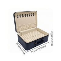 Portable Bracelet Storage Case 30-Slot Bracelet Organizer with Slots Shielded Jewelry Storage Case Sturdy for Collectors