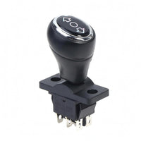 Arrow Marked Children's Electric Car Switch Chrome Trim Toy Vehicle Car Switch Screw Mount Directional Control Knob Exposed Terminals