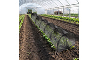 Garden Bed Tunnel Net Translucent Plant Tunnel with Tie Closure Breathable Row Cover for Gardeners, Raised Beds, Vegetable Patches, Backyard Gardens
