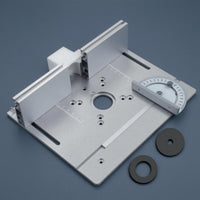 Insert Ring Inserts Router Table Insert Plate Angle Guide Router Insert Plate Scale Markings Woodworking Tool Metal