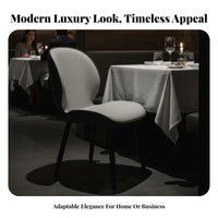 Multifunctional Upholstered Dining Chair Ergonomic Design Upholstered Kitchen Chair Scratch Resistant Seating Furniture Easy To Install for Restaurant Owners, Homeowners, Interior Decorators, Home, Cafe, Office, Living Room