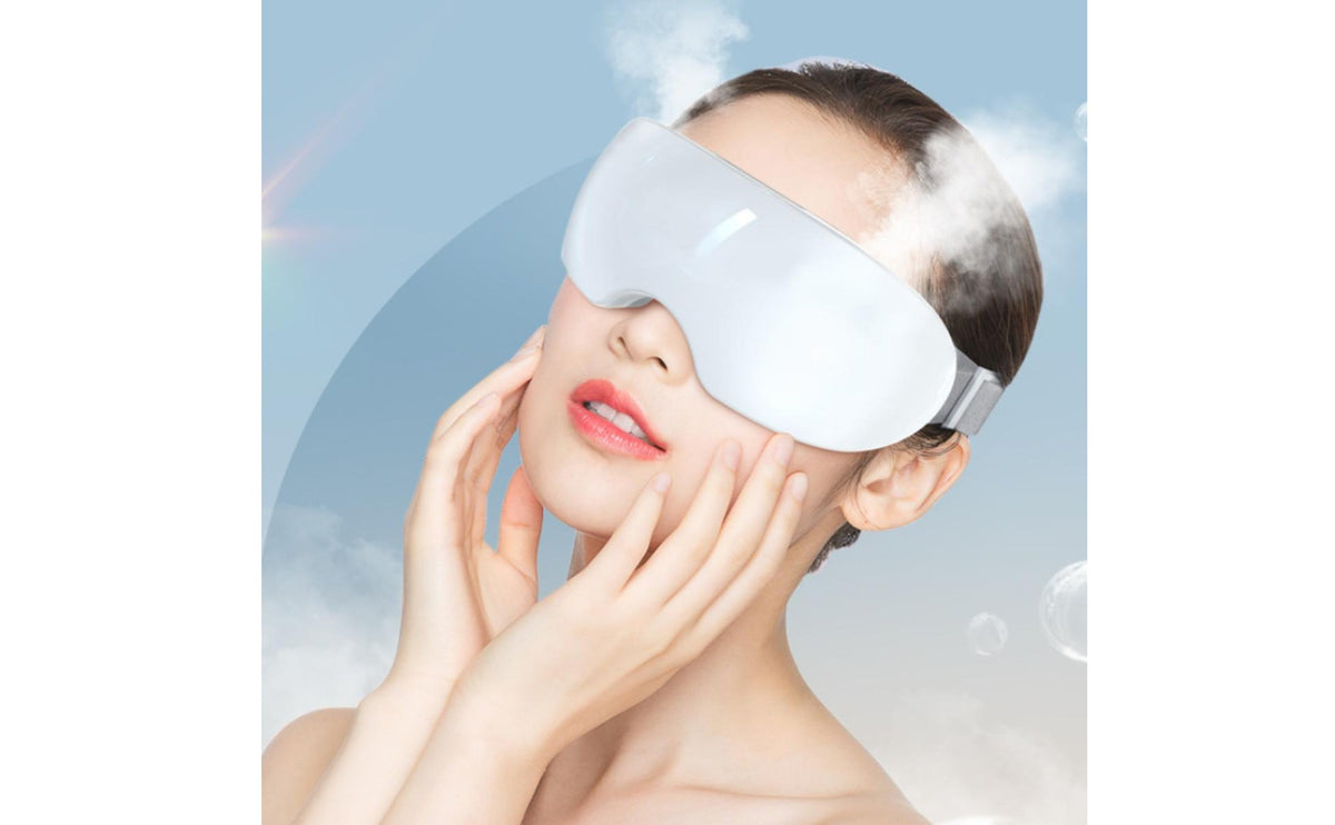 Portable Heated Eye Massager Cordless Steam Eye Massager Auto Shut-Deactivated