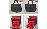 Bartender Travel Bag Multi-Compartment Bartender Kit Bag Structured Bar Tool Organizer for Bartenders