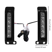 LED Motorcycle Lights Black Motorcycle Lights with Wiring Harness Illuminated Wiring Harness with for Motorcyclists