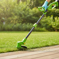 Telescoping String Trimmer with Battery and Charger Adjustable-Angle Cordless String Trimmer Electric Cordless Grass Wacker Lightweight for Homeowners, Gardeners, Yard Cleanup, Small Gardens