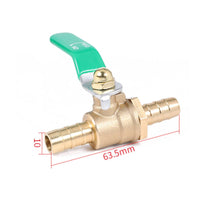 Hose Barb Ball Valve Heavy-Duty Ball Valve with Lever Handle Hose Barb Fitting Leak-Unobstructed Plumbing Part Secure