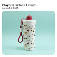 Large Capacity Stainless Steel Straw Cup Leak-Proof Insulated Straw Tumbler for Students, Women, School, Office, Outdoor