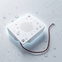 Enclosed Speaker with Lead Wires Micro Waterproof Speaker with Wires Sound Chamber Compact Mini for DIYers, DIY Audio Projects