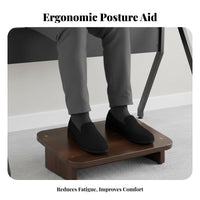 Improves Posture beneath-desk Footrest Non-Slip beneath-desk Foot footrest Adjustable Height Leg rest simple to Clean for telecommuting Workers, People telecommuting Home, Students, Study Room, Gaming Setup
