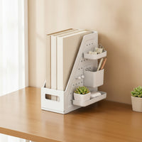 Desktop Organizer with Pegboard Space-Saving Desk Shelf with Pegboard Desktop Organizer Shelf Compact for Students, Study Desks
