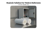 Waterproof Disposable Toilet Seat Film Roll Automatic Toilet Seat Cover Film Hygiene Product for Customers, General Public, Commercial Bathrooms, Airports, Restaurants
