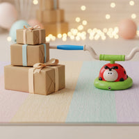 Parent Child Play Ladybug Toy Gift Idea Kids Balance Training Toy 3 in 1 for Indoor, Home