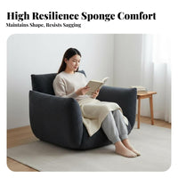 Can Be Laid Flat Adjustable Padded Lounger Foldable Design Floor Seating No Assembly Required Cushioned Recliner for video game enthusiasts, Students, Adults, Living Room, Bedroom, studying, Balcony