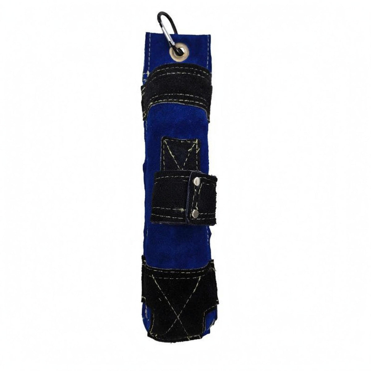 Stitched Seams Soldering Rod Bag Reinforced Soldering Rod Holder Hanging Loop Electrode Pouch Front Pocket for Welders