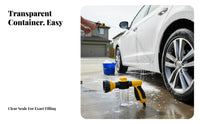 Car Wash Foam Multi-Functional 8 Pattern Water Sprayer Multipurpose Hose Nozzle Soap Dispenser for Window Washing