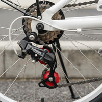 Folding Bike Installation Foldable Bike Shock Absorption Portable Travel Bike for Students, Commuters, Commuting, City, University Grounds