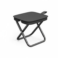 Ultralight & Compact Collapsible Pouch Stool Lightweight Backpacking Stool Folds Flat Portable Seat Easy to Set up for Travelers, Commuters, Queuing, Outdoors, Travel, Fishing