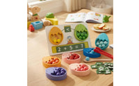 Dinosaur Egg Toy Multicolor Number Matching Plaything Shade Sorting Preschool Activity for Kids, Classroom