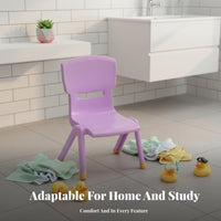 Thickened Design Small Plastic Chair with Backrest Easy to Clean childs' Stool Lightweight young child Seat Strong Load-Bearing for Kindergartens, young children, Preschoolers, Kindergarten, Preschool, Bathroom, Daycare kindergarten