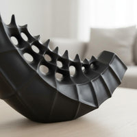 Decorative Ceramic Vase European Abstract Vase Textured Home Decoration for TV Stand