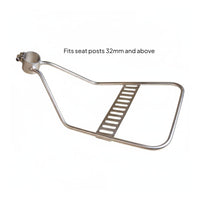 Sturdy and Long-Lasting Cycle Rear Rack Universal Fit Bike Rear Rack Easy Installation Stainless Steel Bike Carrier Minimalist Design for Commuting