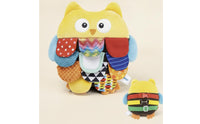 Tactile Activity Toy with Buckles Embroidered Stuffed Animal with Buckles Developmental Sensory Stuffed Toy Toy Problem Solving for Tummy Time