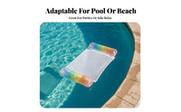 Buoyant Lounge Chair Foldable Inflatable Water Hammock Portable Water Hammock Float for Adults, Seniors, Beach, Sea, Vacation