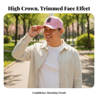 Korean Design High Top Cap Large Head Friendly Baseball Cap Sun Protection for People with Round Faces, Runners, Summer, Daily Wear, Outdoor