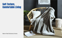 Nordic Sofa Cover, Full Wrap Dustproof Couch Slipcover, Plush, Minimalist Design, All-Season, Pet-Friendly, Multi-Size