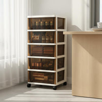 Multi-Layer Storage Drawers Space-Saving Design Stackable Drawer Organizer Large Capacity Drawer Unit for Kids, Bedroom, Living Room, Kitchen