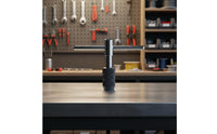 Forward Backward & Lock T-Handle Tap Wrench Long-Lasting Steel Construction Ratcheting Tap Wrench Anti-Slip Grip Manual Thread Tapper for Metalworking, Workshop, Garage, Auto Repair